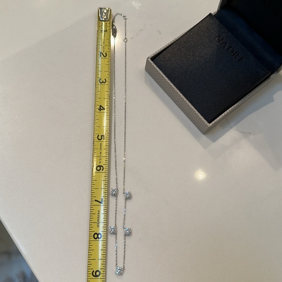 Nadri Cubic Zirconia Station Necklace - Picture 12 of 14